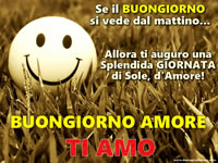 Buongiorno amore