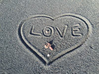 Immagine d'Amore con cuore